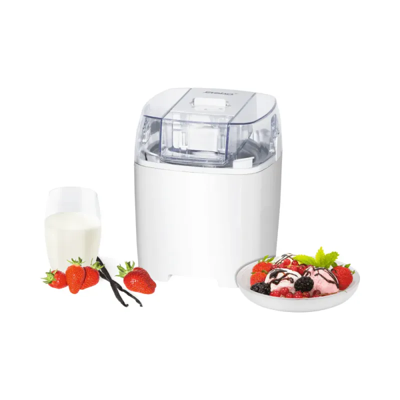 Iskremmaskin IC 20 1,5 liter med timer og lokk