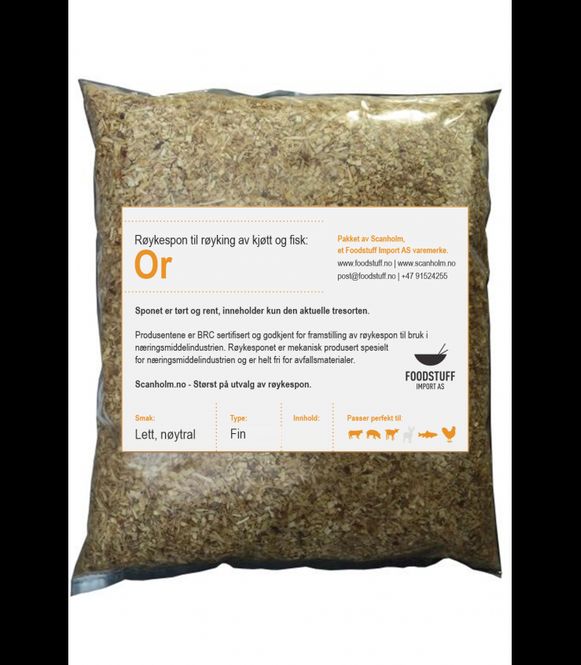 Hovedbilde FUMY Røykespon, Røykflis av Or, 3Liter. Fin størrelse