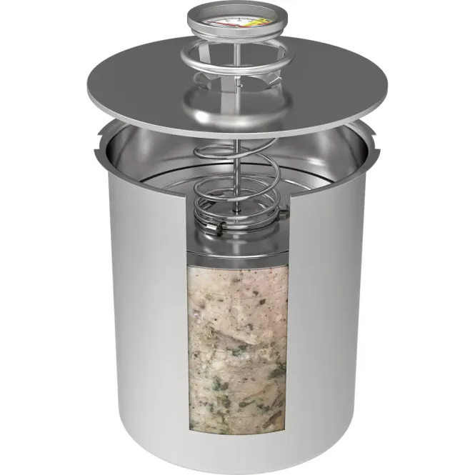 Main Image Ham press mold with thermometer 3 kg 16 cm
