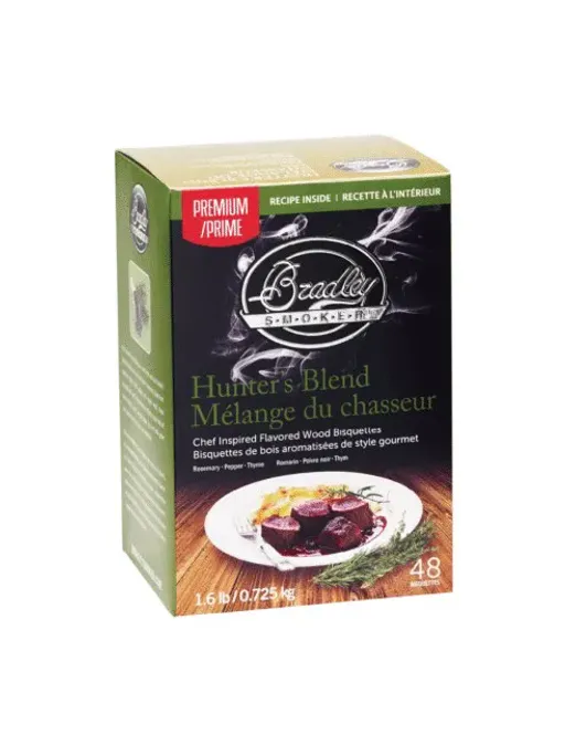 Hovedbilde Bradley Røykebriketter av Hunters Blend 48-pack