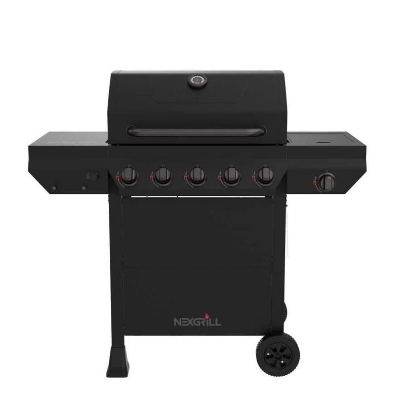 Nexgrill Classic 5-Brenner Gassgrill | Sort Lokk