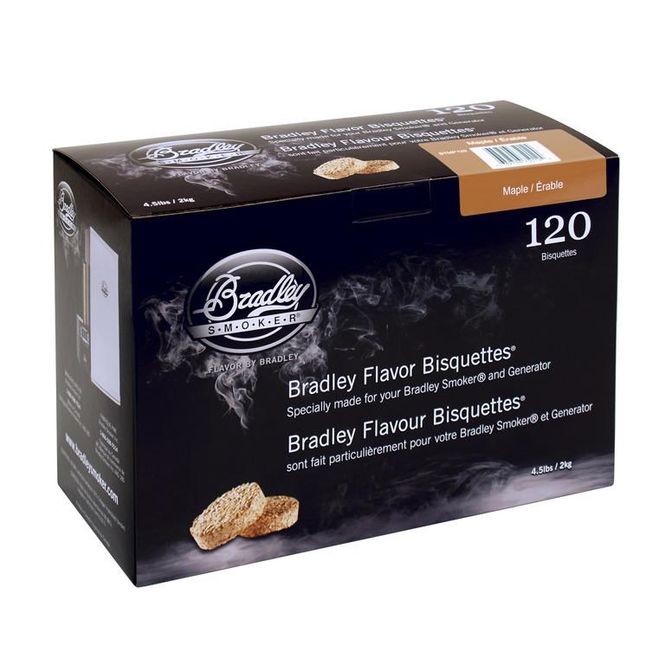 Hovedbilde Bradley Røykebriketter av Lønn 120-pack